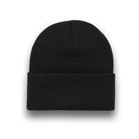 BEANIE black wholesale long hat cuffed view