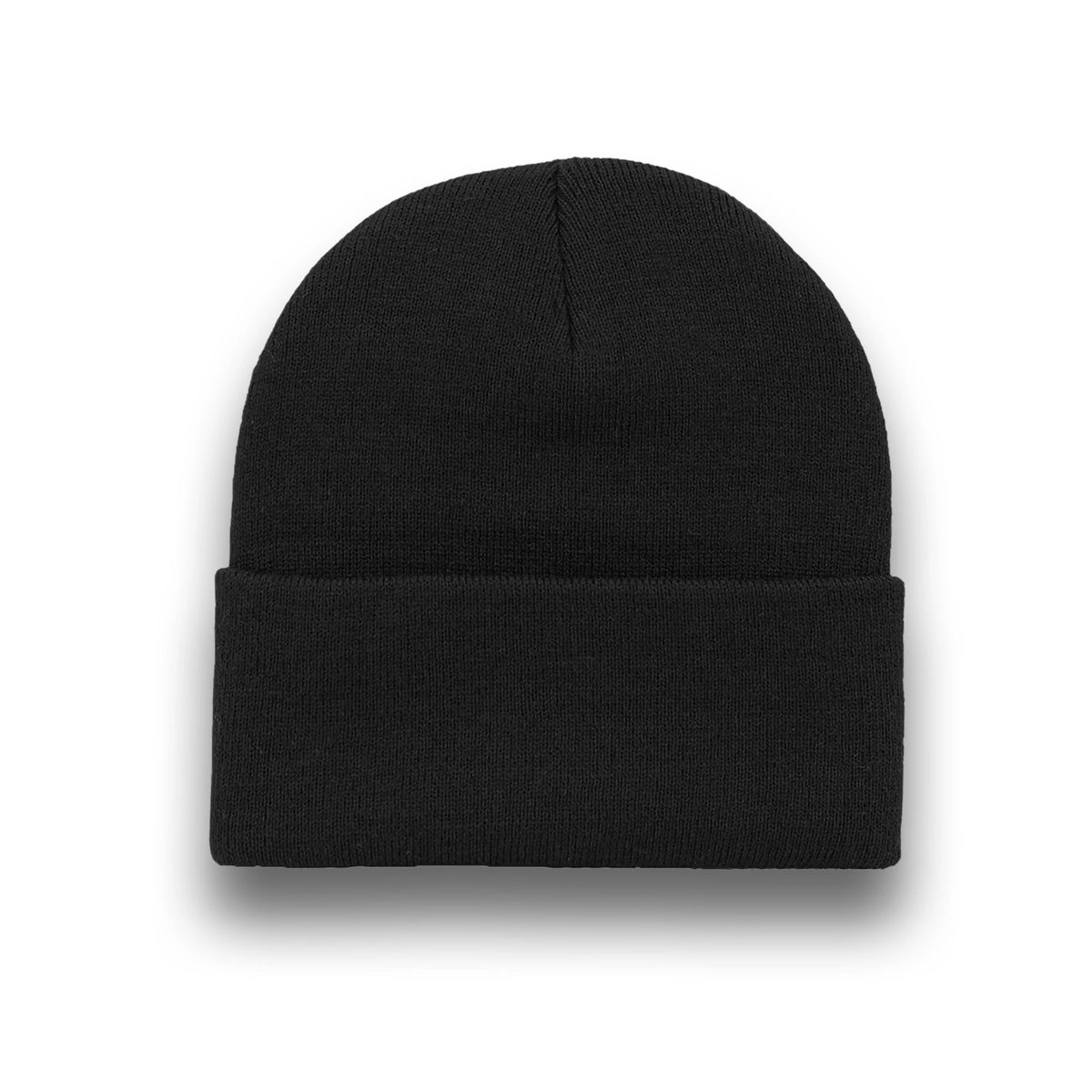 BEANIE black wholesale long hat cuffed view