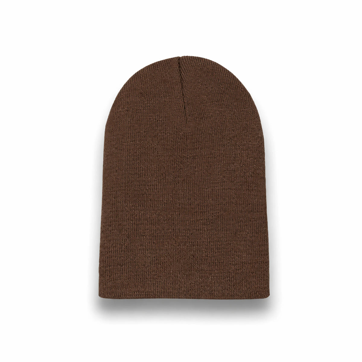 BEANIE brown wholesale long hat uncuffed view