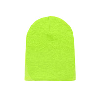 BEANIE light green wholesale long hat uncuffed view