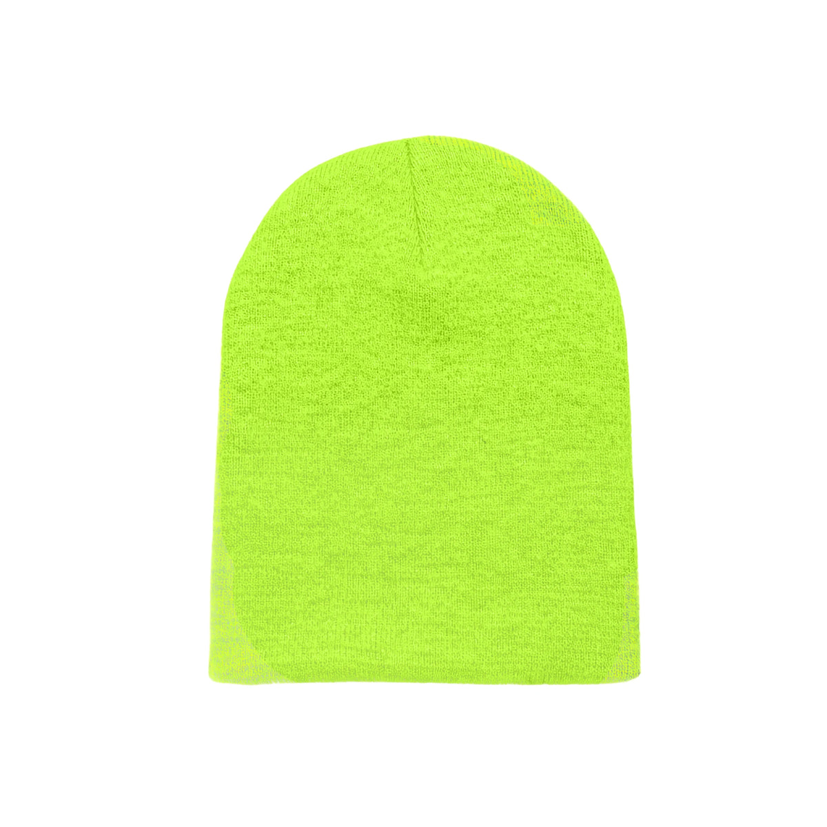 BEANIE light green wholesale long hat uncuffed view