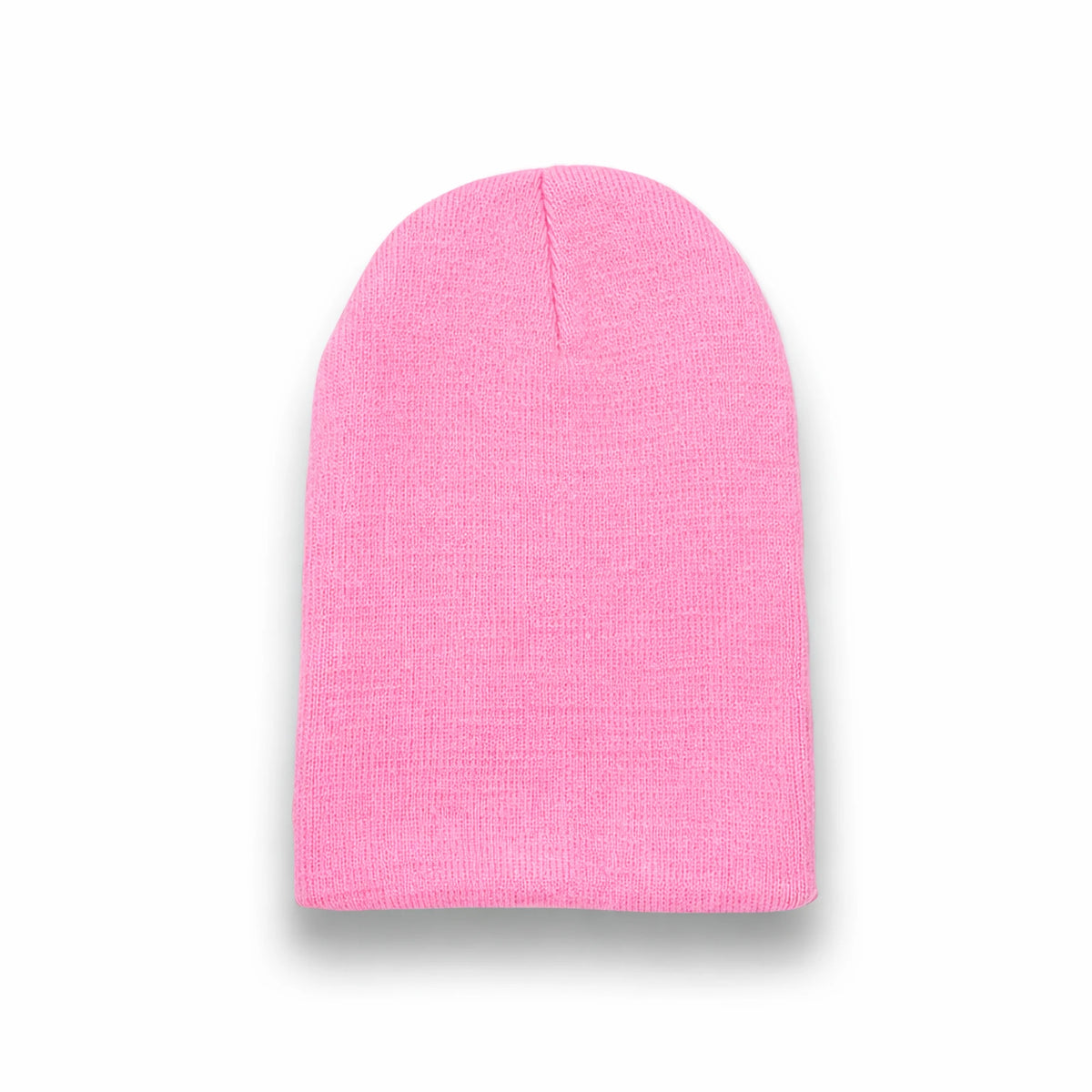 BEANIE pink wholesale long hat uncuffed view