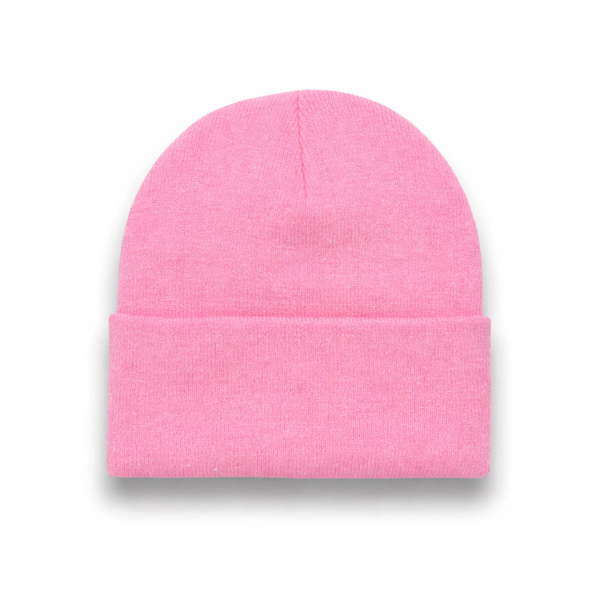 BEANIE pink wholesale long hat cuffed view