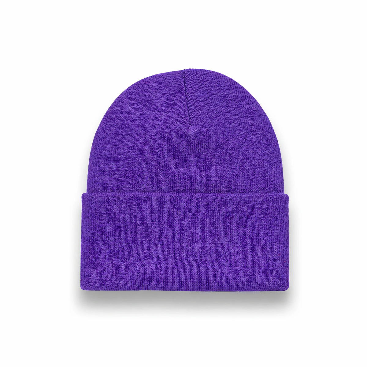 BEANIE purple wholesale long hat cuffed view