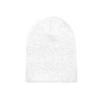 BEANIE white wholesale long hat uncuffed view