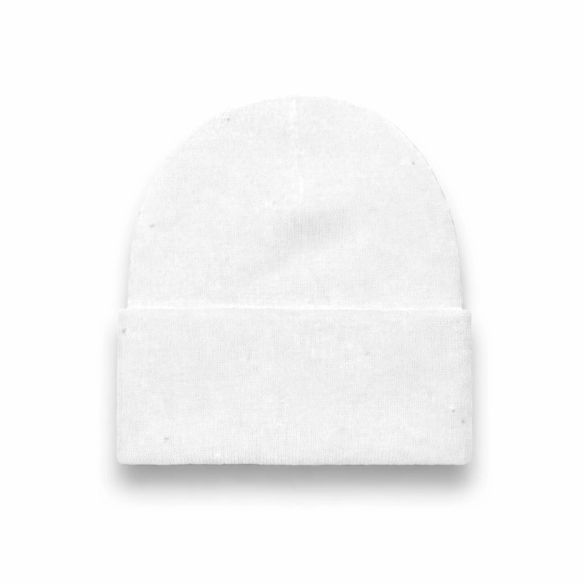 BEANIE white wholesale long hat cuffed view