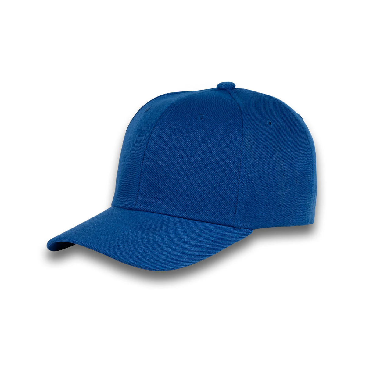 GJ-1 royal wholesale 6-panel velcro hat front view