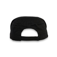 GJ-10 black wholesale cadet hat back view