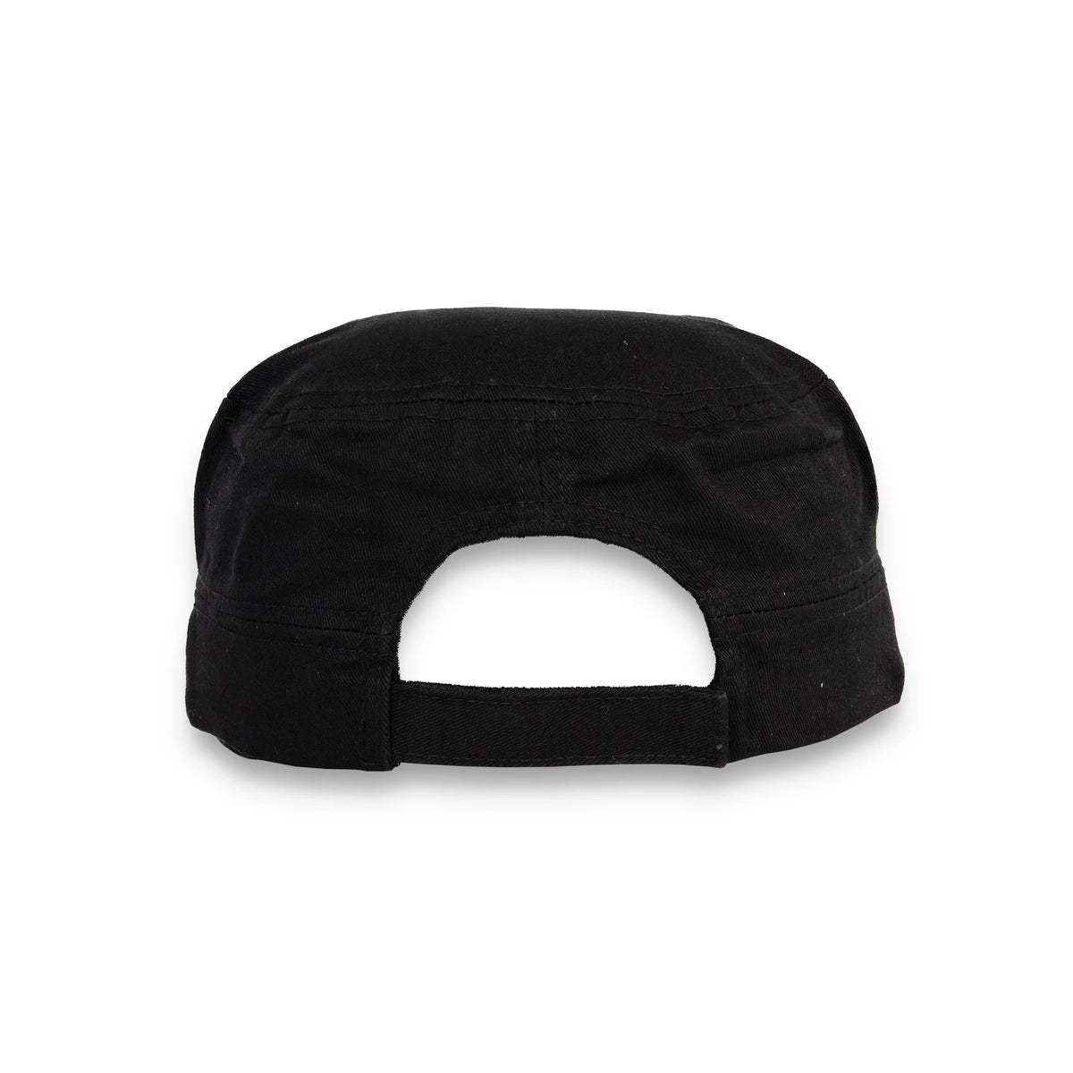 GJ-10 black wholesale cadet hat back view
