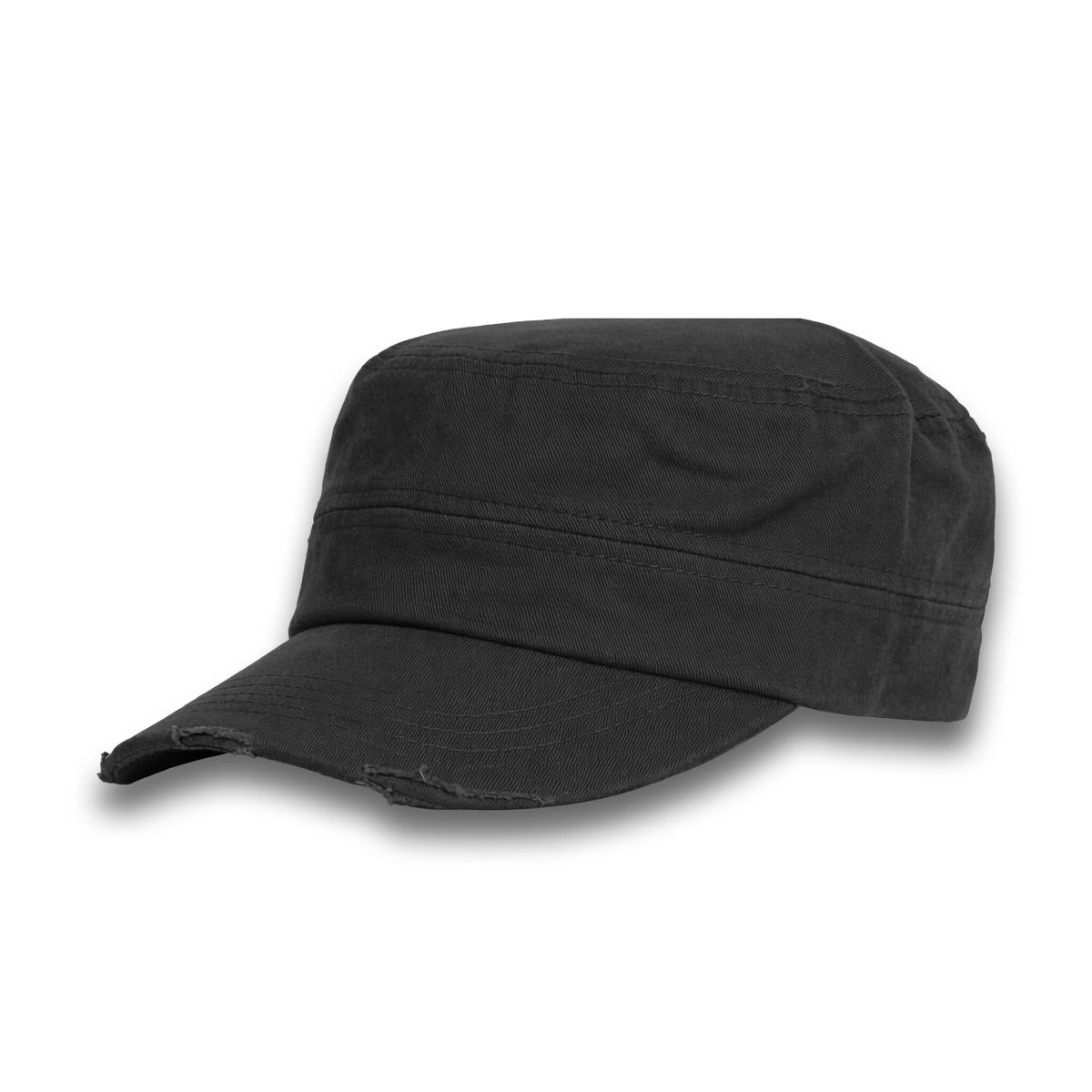 GJ-10 charcoal wholesale cadet hat front view