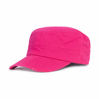 GJ-10 hot pink wholesale cadet hat front view