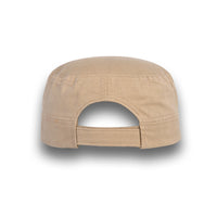GJ-10 khaki wholesale cadet hat back view