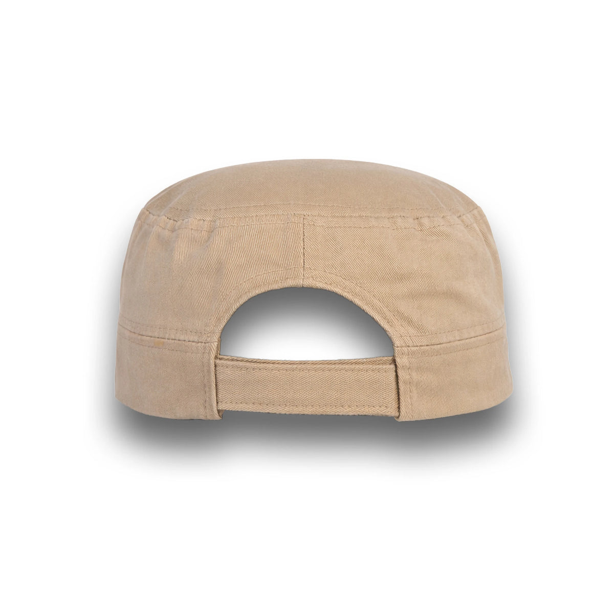 GJ-10 khaki wholesale cadet hat back view
