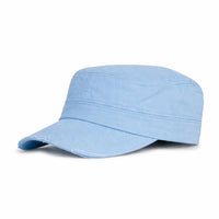 GJ-10 light blue wholesale cadet hat front view