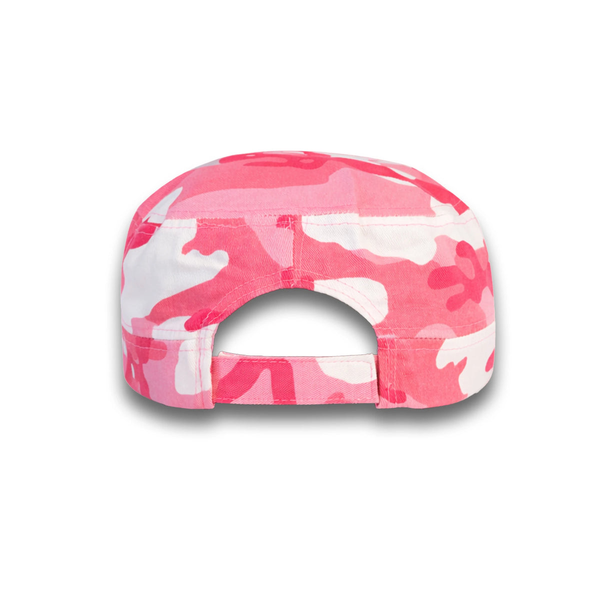 GJ-10 pink camo wholesale cadet hat back view