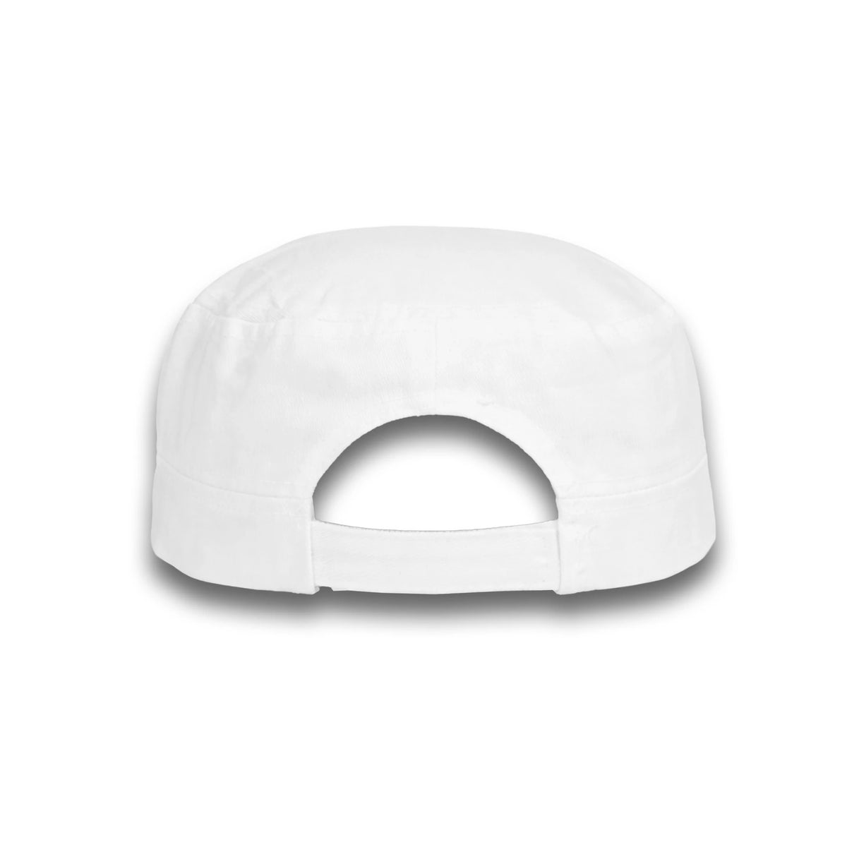 GJ-10 white wholesale cadet hat back view