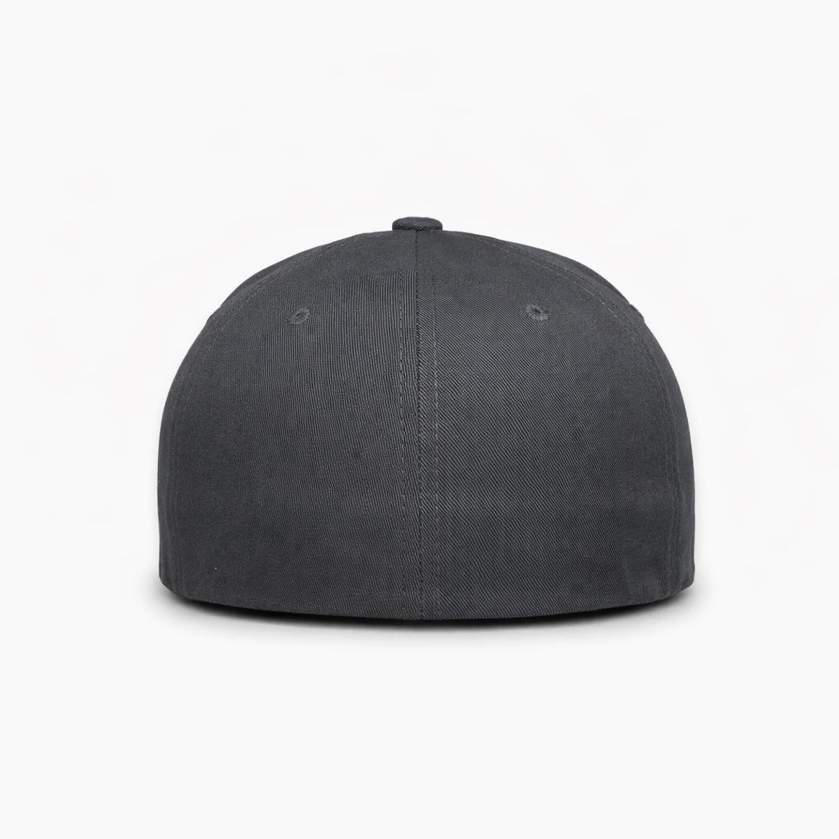 GJ-11 dark grey wholesale 6-panel fitted performance hat back view