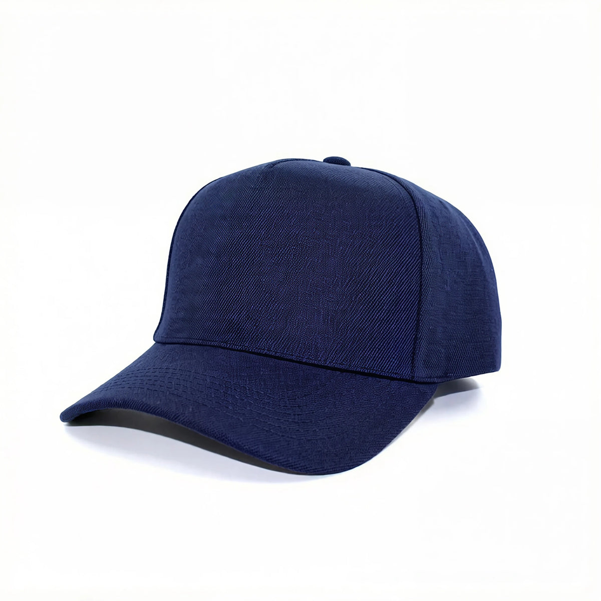 GJ-1A navy wholesale 5-panel snapback hat front view