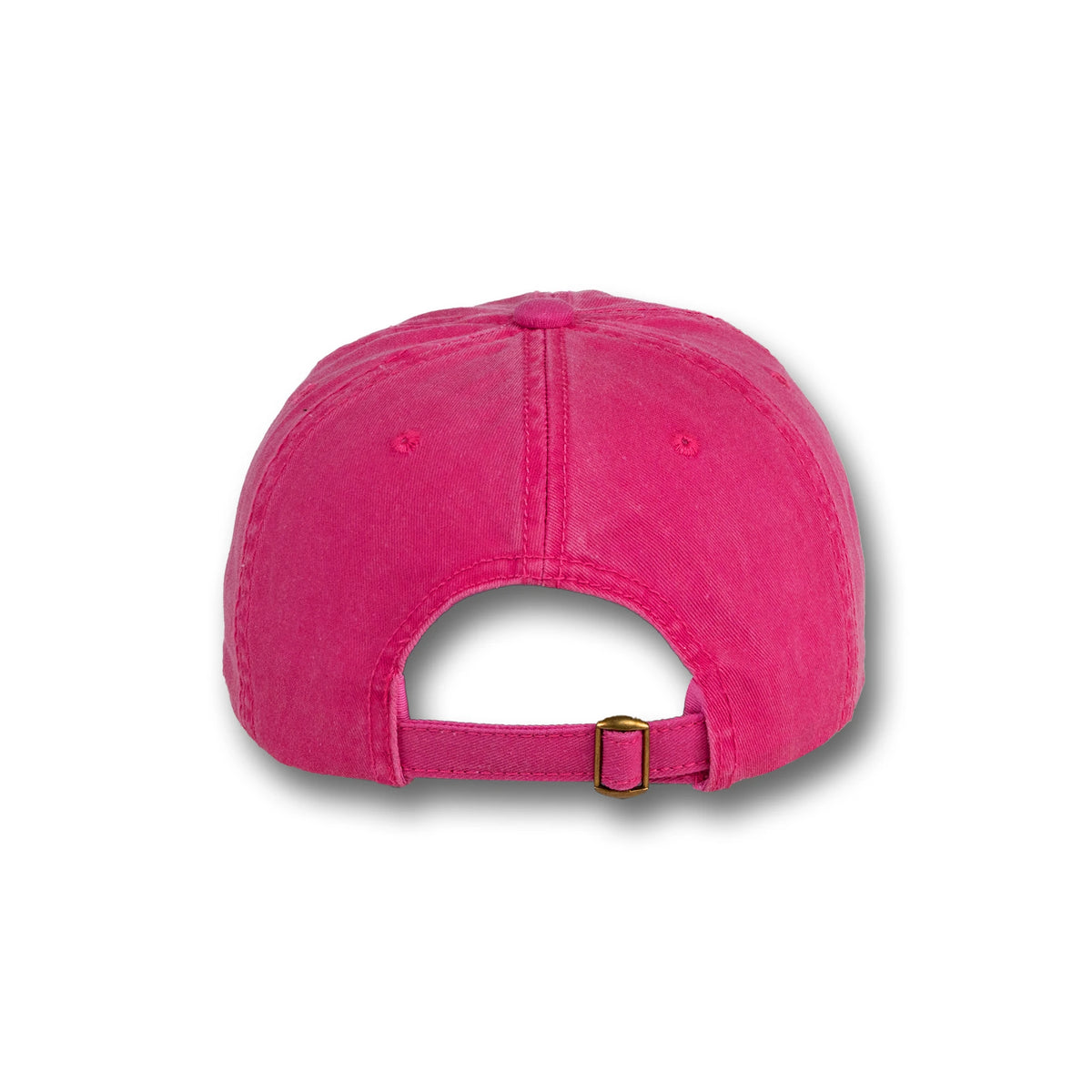 GJ-3 hot pink wholesale 6-panel washed dad hat back view