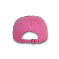 GJ-3 pink wholesale 6-panel washed dad hat back view