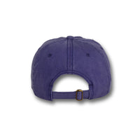 GJ-3 purple wholesale 6-panel washed dad hat back view