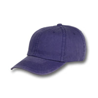 GJ-3 purple wholesale 6-panel washed dad hat front view