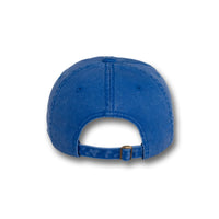 GJ-3 royal wholesale 6-panel washed dad hat back view