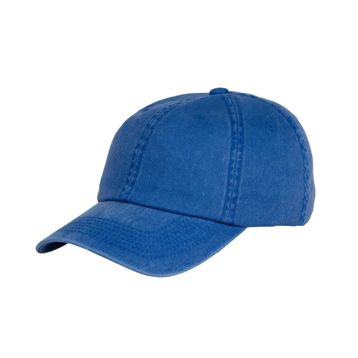 GJ-3 royal wholesale 6-panel washed dad hat front view