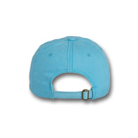 GJ-3 sky blue wholesale 6-panel washed dad hat back view
