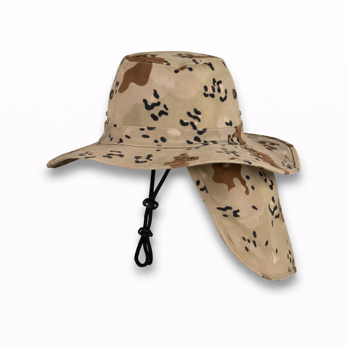 GJ-6 desert military wholesale booney sun hat side view