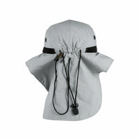 GJ-7 grey wholesale sports sun hat back view