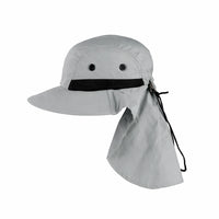 GJ-7 grey wholesale sports sun hat side view