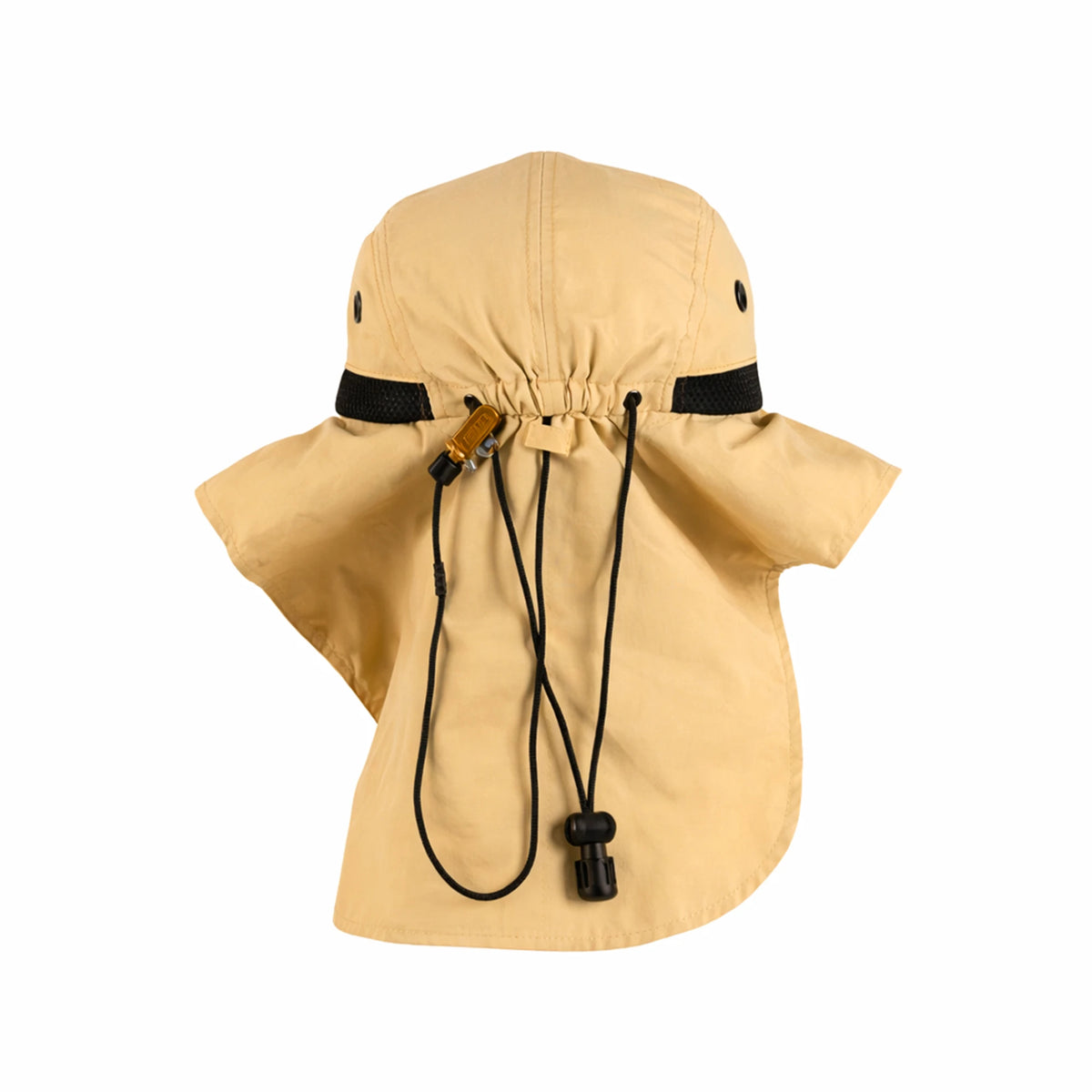 GJ-7 khaki wholesale sports sun hat back view