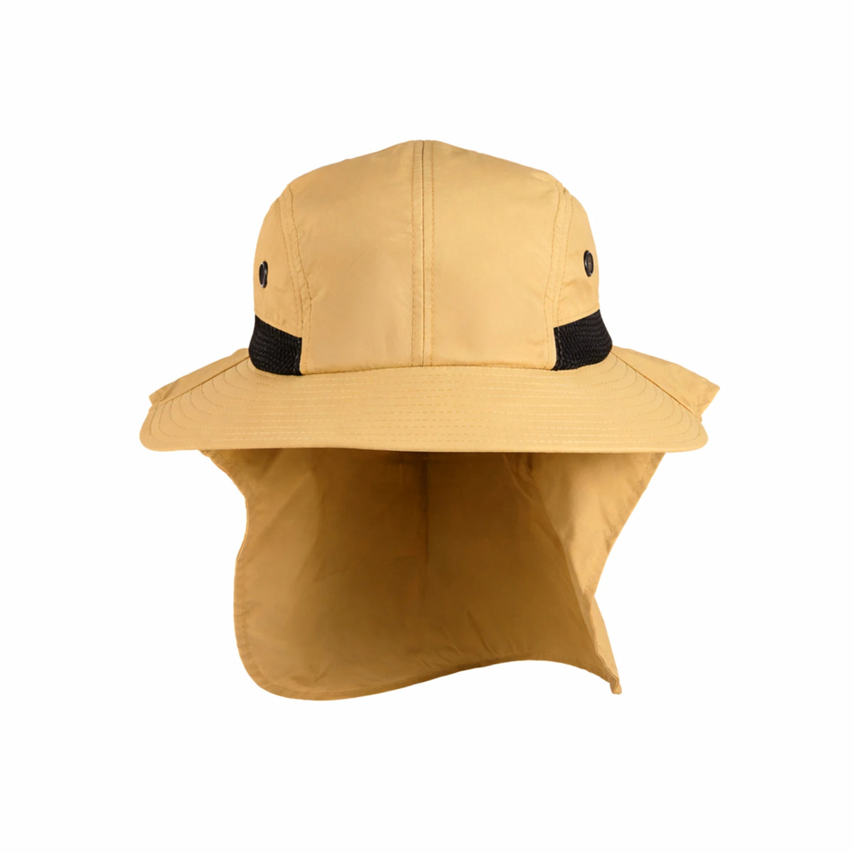 GJ-7 khaki wholesale sports sun hat front view