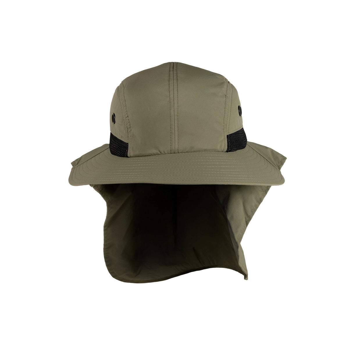 GJ-7 olive wholesale sports sun hat front view