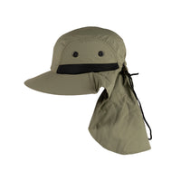 GJ-7 olive wholesale sports sun hat side view