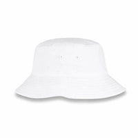 GJ-8 white wholesale bucket hat back view