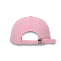 HOT-1 light pink wholesale 6-panel corduroy dad hat back view