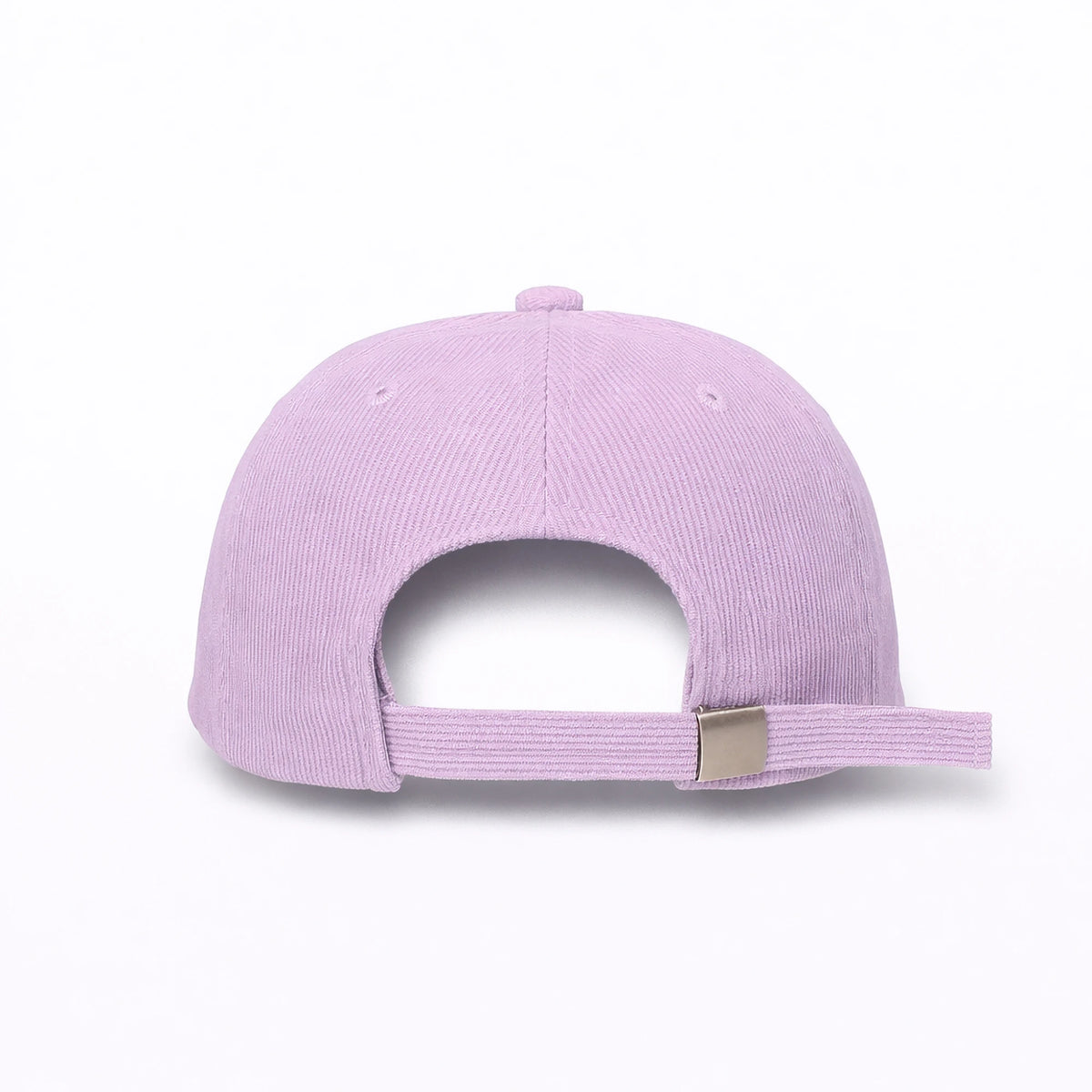 HOT-1 light purple wholesale 6-panel corduroy dad hat back view