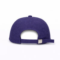HOT-1 purple wholesale 6-panel corduroy dad hat back view