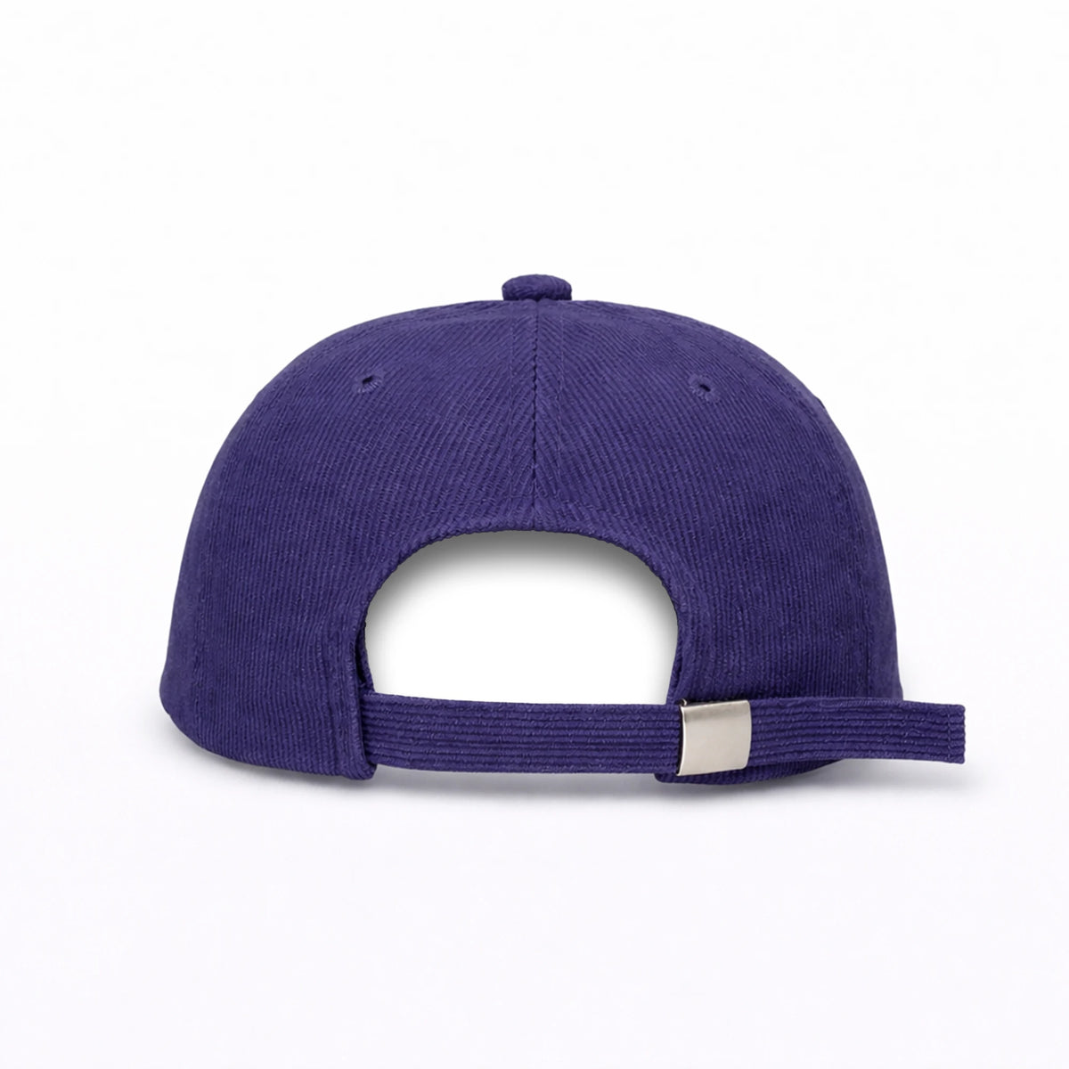 HOT-1 purple wholesale 6-panel corduroy dad hat back view