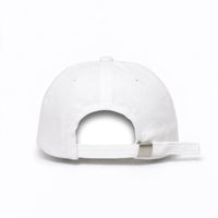 HOT-1 white wholesale 6-panel corduroy dad hat back view
