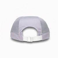 HOT-5 light grey wholesale 4-panel performance strapback hat back view