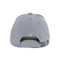 HOT-7 grey wholesale 6-panel performance snapback hat back view
