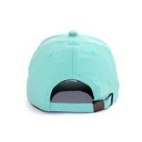 HOT-7 light green wholesale 6-panel performance snapback hat back view