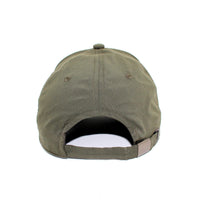 HOT-7 olive wholesale 6-panel performance snapback hat back view