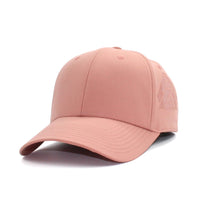 HOT-7 pink brown wholesale 6-panel performance snapback hat front view