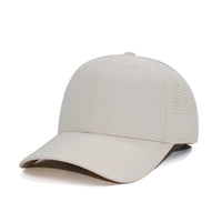 HOT-9 original white wholesale 6-panel performance snapback hat front view