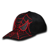 LH-1 black wholesale 6-panel youth hat side view