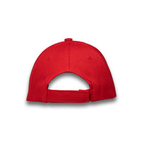 LH-1 red wholesale 6-panel youth hat back view